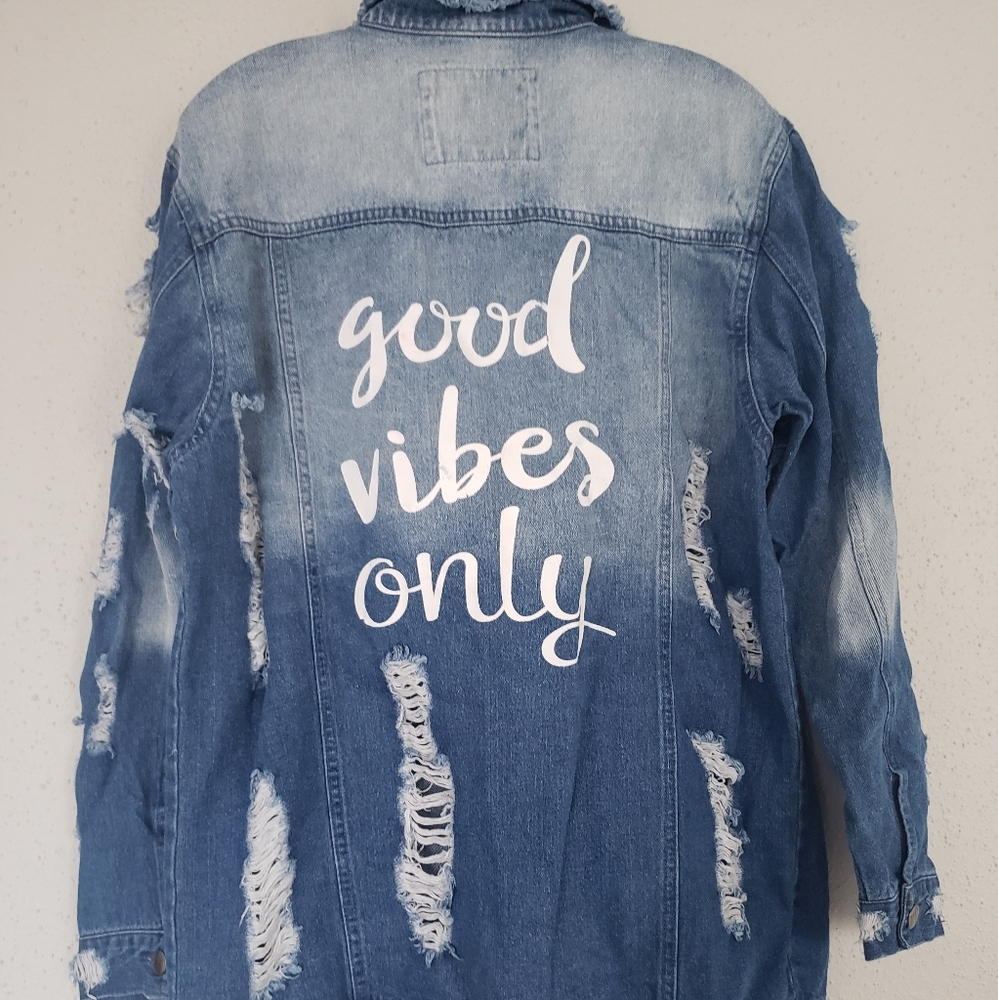 Denim Jacket distressed - Picture 2 of 6